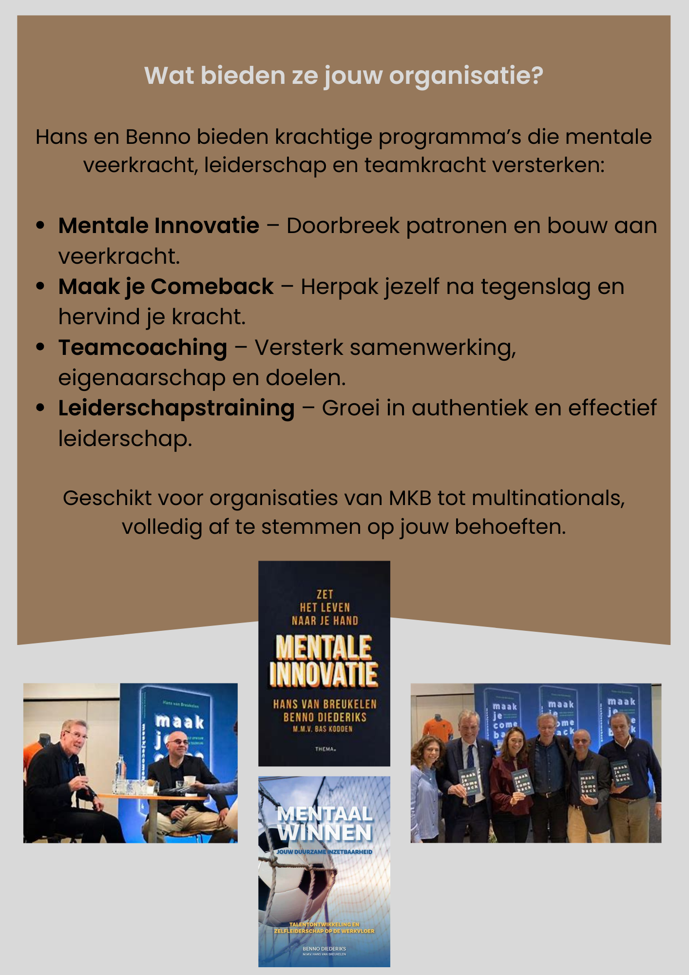 Hans & Benno flyer deel 2